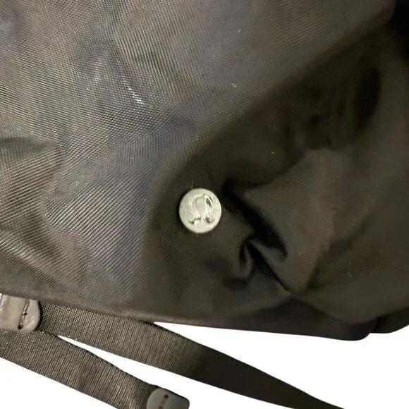 Lululemon Black Zipper Backpack with Single Front Zipper Pocket- Small- Basic - Picture 2 of 10